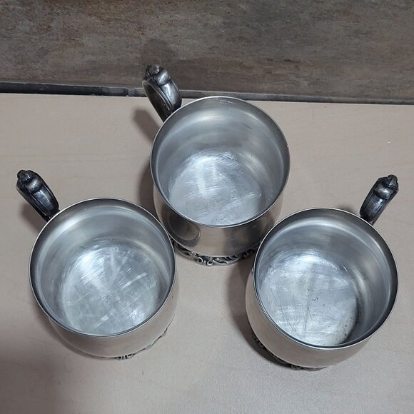 Reed & Barton 1629 King Francis  Punch Cup Set of 3 - Picture 5 of 12